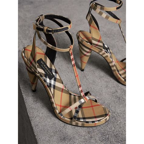 used burberry sandals|burberry high heel sandals.